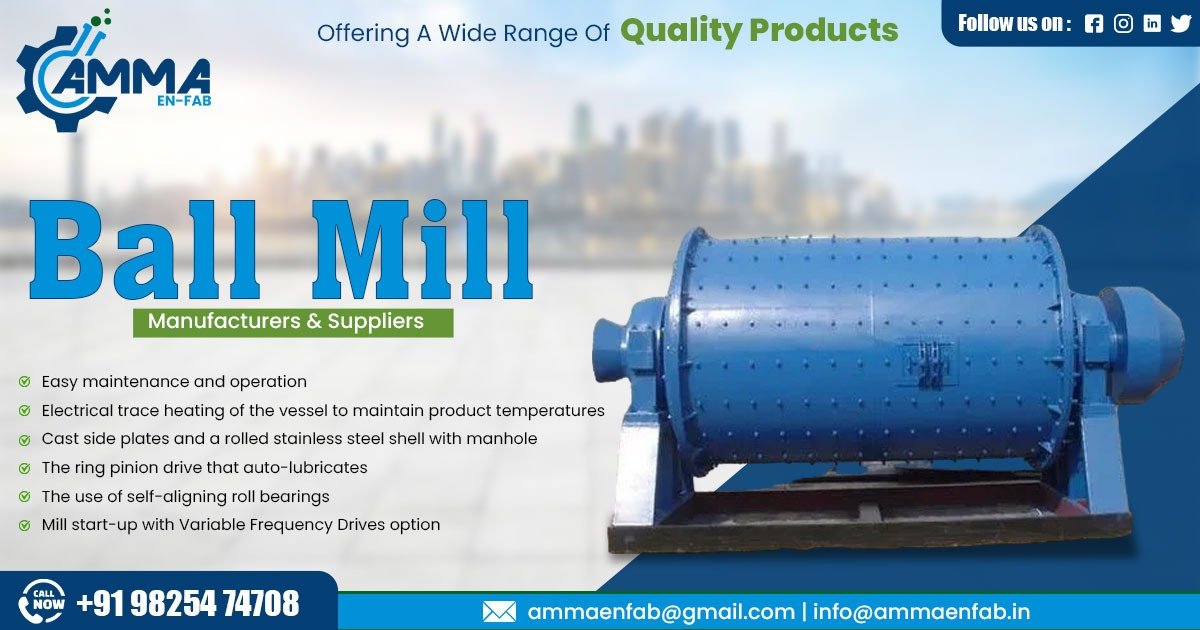 Ball Mill Supplier in Madhya Pradesh