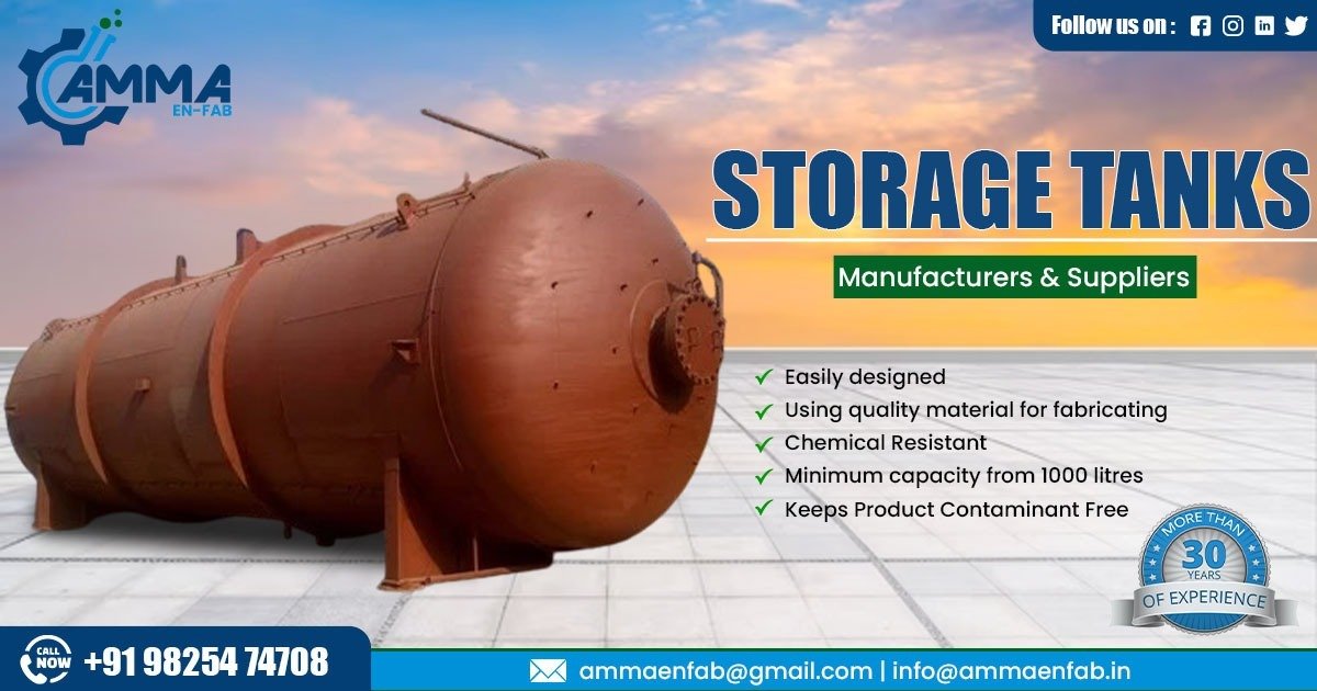 Supplier of Storage Tank in Maharashtra