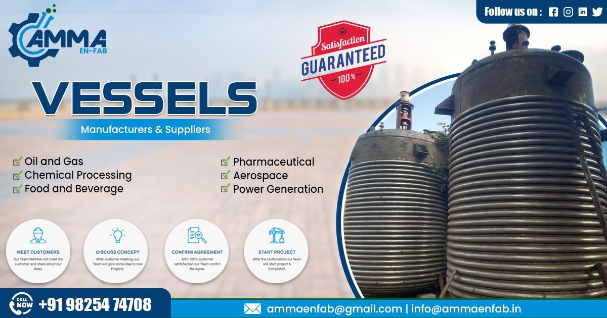 Vessels Supplier in Madhya Pradesh