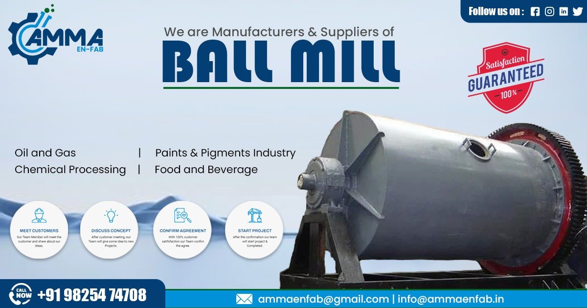 Ball Mill Supplier in Gujarat
