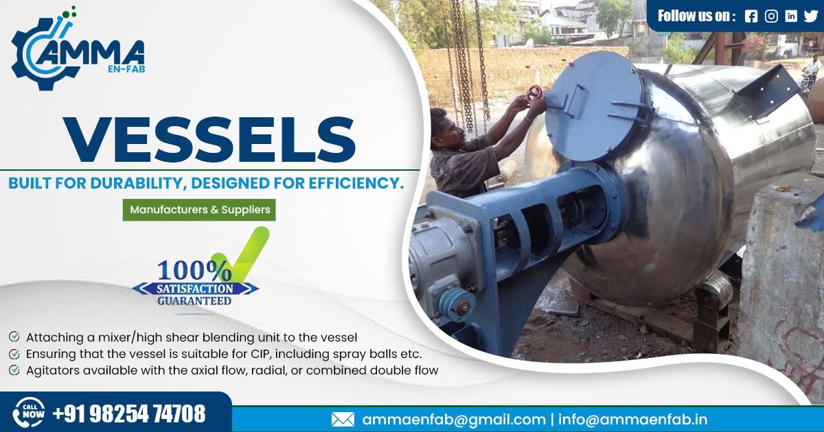 Vessels Supplier in Tamil Nadu