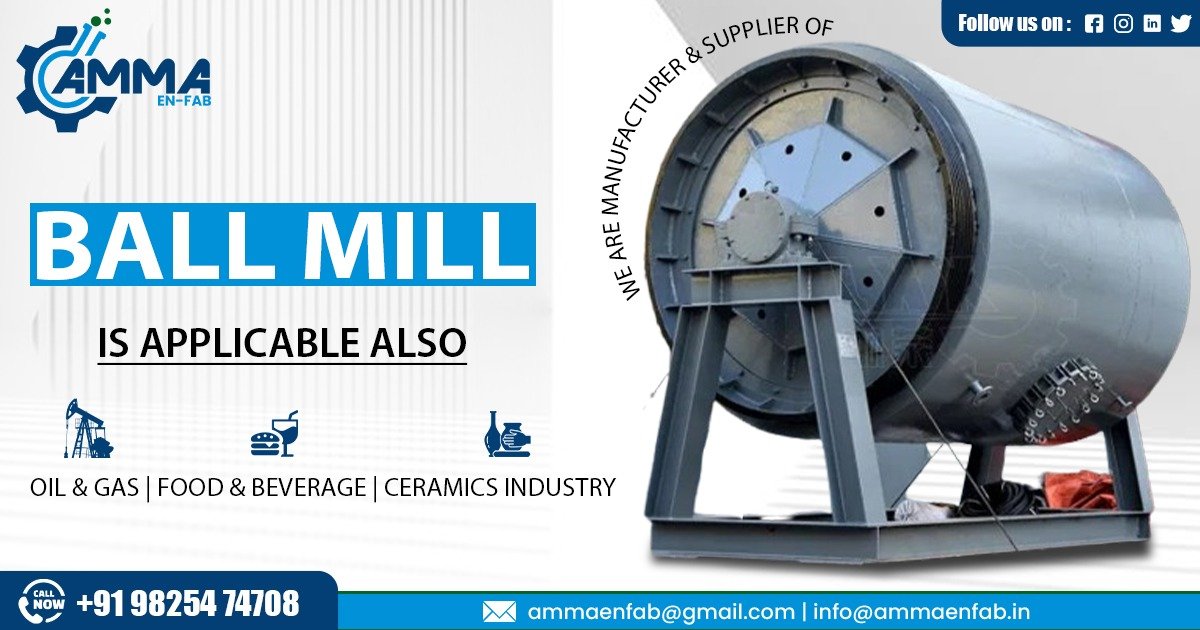 Ball Mill Supplier in Tamil Nadu