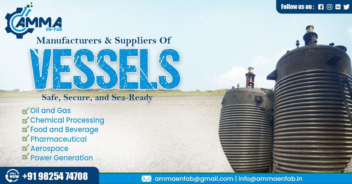 Vessels Supplier in Andhra Pradesh