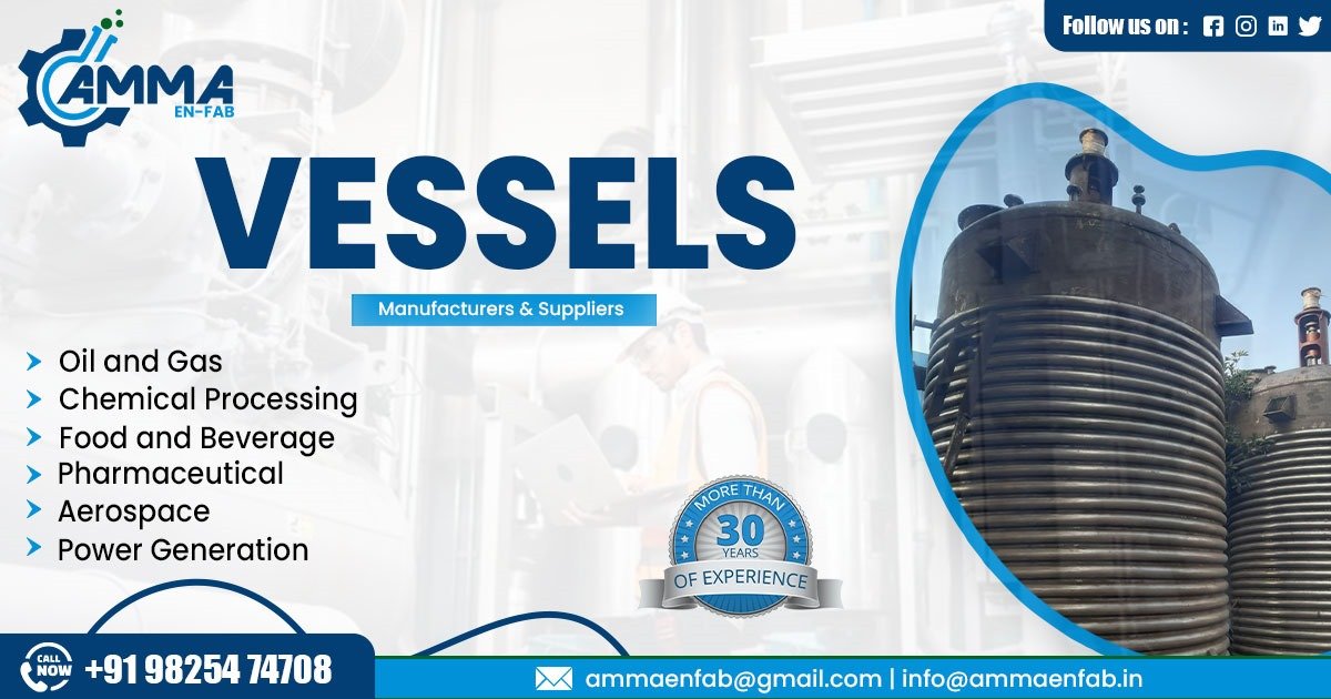 Vessels Supplier in Chhattisgarh