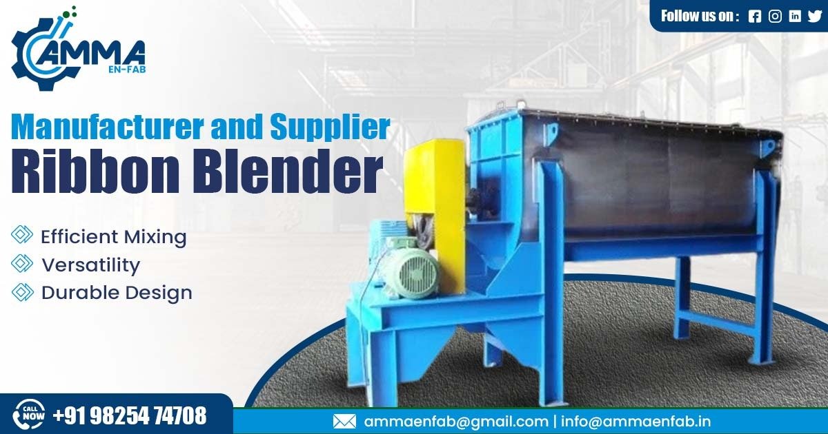 Ribbon Blender Supplier in Chhattisgarh