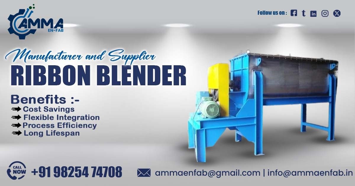 Ribbon Blender in Odisha